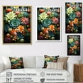 thumbnail image 4 of Designart "Serenity in Green and Black Succulents II" Floral & Botanical Floater Framed Wall Art Print, 4 of 7