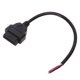 thumbnail image 2 of Cable de 16Pin OBD2, Adaptador de cable de diagnóstico Profesional Macho flexible A Color Alambre Desnudo de 30 cm para vehículo, 2 of 7