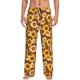 thumbnail image 1 of Balery Vintage Wood Grain Sunflower B Pantalones de pijama para hombre, pijama ultraligero, pantalón de descanso-Small, 1 of 6