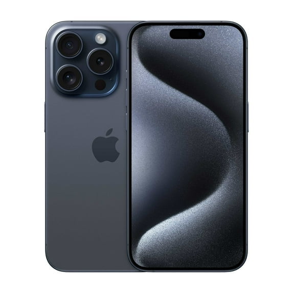 Pre-Owned Apple iPhone 15 Pro A2848 Unlocked 128GB Blue Titanium (Fair)