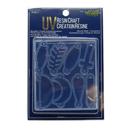 UPC: 0848364060625 | Blue Moon Studio™ UV Resin Craft Connectors Silicone Mold