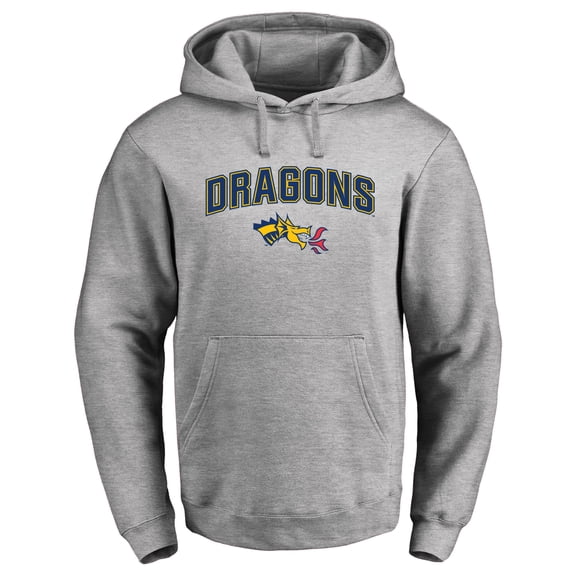 Men's Ash Drexel Dragons Proud Mascot Pullover Hoodie