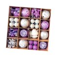 thumbnail image 1 of Juego de 64 Piezas de Adornos Navideños, Adornos para El de Navidad, Artículos para Fiestas, Manualidades, Decoración de Mesa DIY, Brillantes Ad Estilo C, 1 of 8