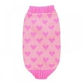 thumbnail image 1 of PENGXAING Wuffmeow Pet Comfortable Breathable Sweater With Love Heart Pattern For Small Medium Dogs  Puppy Warm Winter Costume, 1 of 9