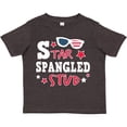 thumbnail image 3 of Inktastic Star Spangled Stud with Sunglasses and Stars Boys Toddler T-Shirt, 3 of 5