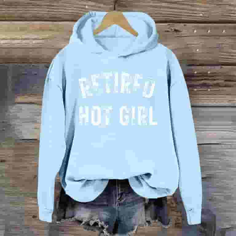 Women's Clothing Female Winter Female Retirement Hot Girl T Shirt