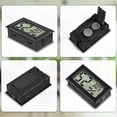thumbnail image 2 of Mini Digital LCD Thermomtre Hygromtre Temprature Humidit -50~70 10%~99% RH Thermomtre Portable Thermo Hygromtre Indicateur pour Bureau Cuisine Humidor, 2 of 5