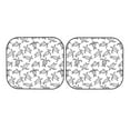 thumbnail image 7 of Haiem Hand Drawn Turtle Car Windshield Sun Shade (2 Pieces) Foldable Windshield Sun Shade Car Accessories for Truck SUV Pickup-Large, 7 of 7