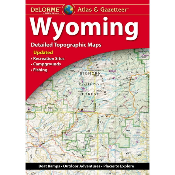 Delorme Atlas & Gazetteer: Wyoming, (Paperback)