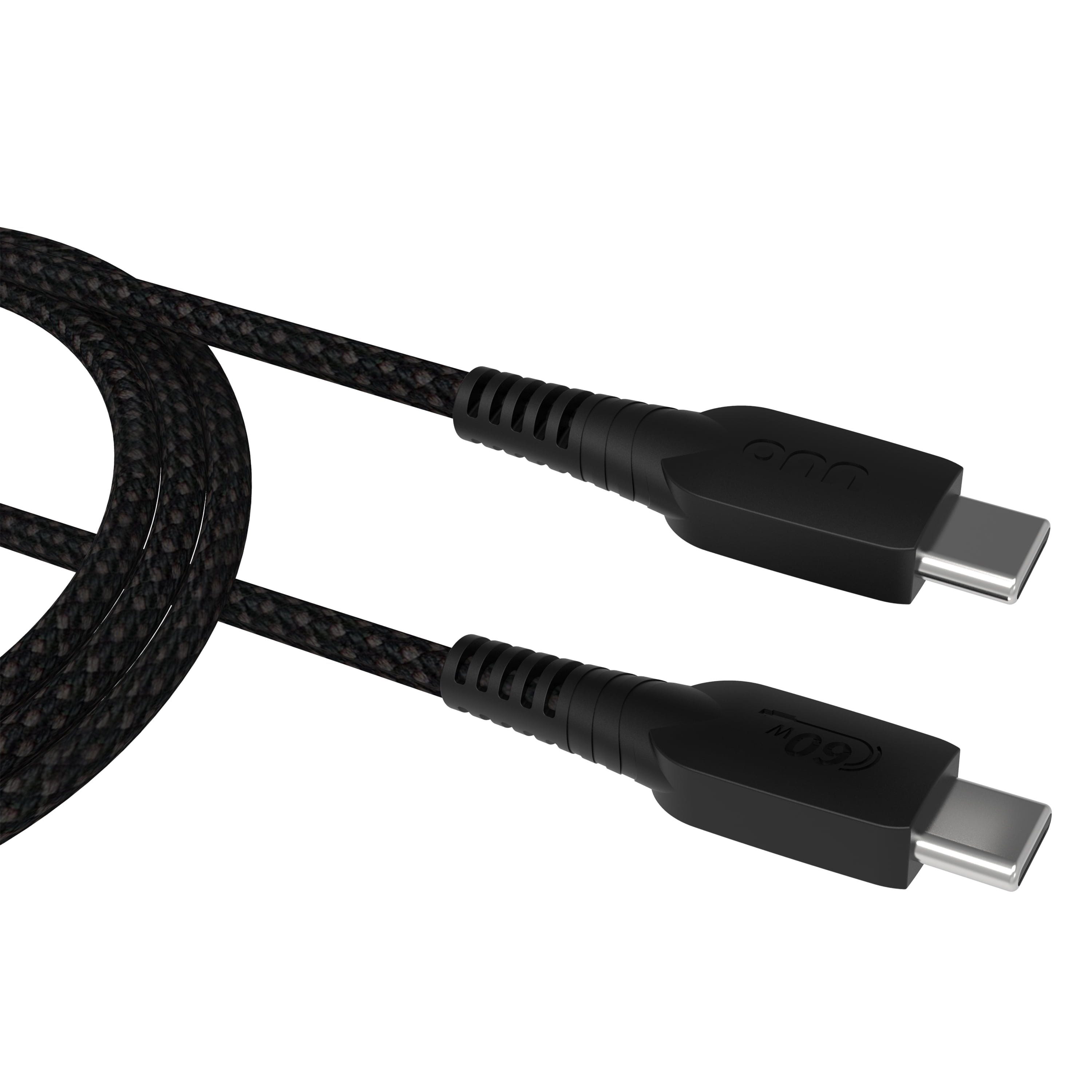 (5 pack) ONN 10` C-C BRD BLK