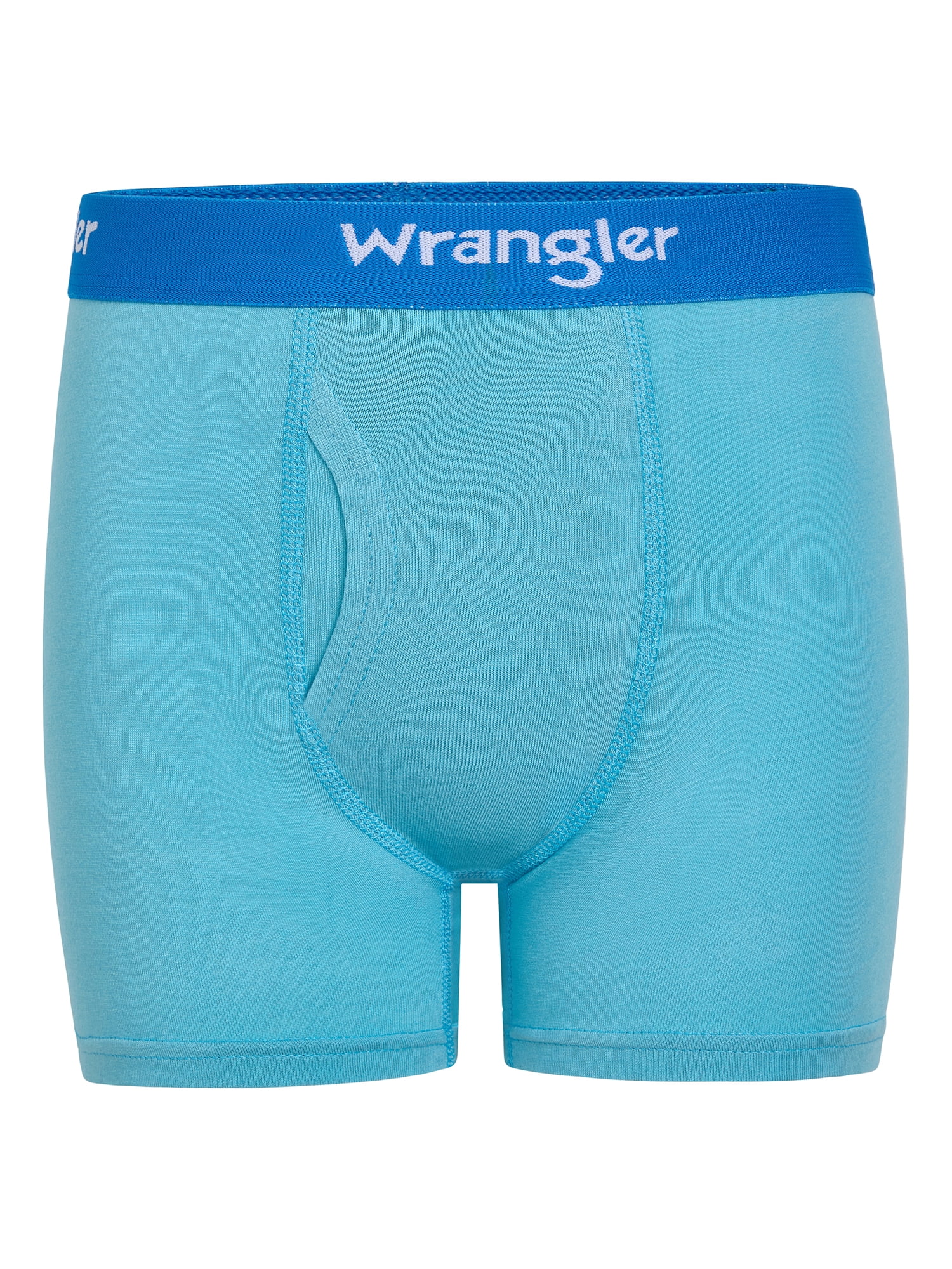 Wrangler Boys' Cotton Boxer Briefs, Soft Boys Underwear w/ 4-Way Stretch, Medium, 5-Pack