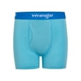 thumbnail image 3 of Wrangler Boys' Cotton Boxer Briefs, Soft Boys Underwear w/ 4-Way Stretch, Medium, 5-Pack, 3 of 15