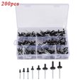 thumbnail image 1 of 200 Pcs Assorted Black Rivets Standard & Large Flange Aluminum Alloy 8Mm-18Mm, 1 of 8