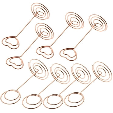 8 Pcs Desktop Note Holder Picture Holders Table Card Stand Frames Photo Display Sign Stands Office
