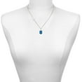 thumbnail image 2 of Delight Jewelry Silver-tone Blue Policeman's Badge - Silvertone Class of 2026 Delicate Bar Necklace, 18.75", 2 of 4