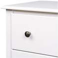 thumbnail image 3 of Kingfisher Lane 5 Drawer Wood Bedroom Chest in White, 3 of 4
