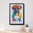 thumbnail image 5 of Boxer Dog Poster Wall Art for Bedroom Living Room Funny Graffiti Dog Picture Cool Dog Decor Wall Art, 5 of 6