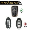 thumbnail image 6 of Unique Bargains Black with Gold Tone Edge TPU Key Fob Shell Cover Case for VW Golf 7 + Variant - 3 Buttons Remote Control Key Fob Case, 6 of 6
