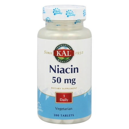 UPC 021245824350 product image for Kal - Niacin 50 mg. - 200 Tablets | upcitemdb.com