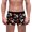 B10 Black, variant on Mens Christmas Underwear Funny Novelty Holiday Boxers Briefs Snowman Reindeer Graphic Holiday Shorts Men , B05 Watermelon Red, Size XL