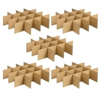 Beaupretty Book Boxes Moving Shipping Box Divider Cardboard 5Pcs