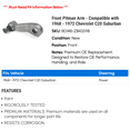 thumbnail image 2 of Front Pitman Arm - Compatible with 1968 - 1972 Chevy C20 Suburban 1969 1970 1971, 2 of 2