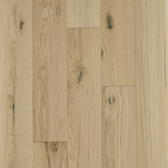 Shaw Sw714 Sanctuary Oak 6-3/8" Wide Wirebrushed Engineered Hardwood Flooring - Fireside