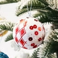 thumbnail image 4 of Christmas Balls Ornaments YgkuHd 6 PCS 2.36In Plastic Christmas Ornaments Hanging Pendants Indoor Year Christmas Party Tree Decoration Christmas Balls, 4 of 4
