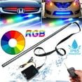 ZGBY 7 Color 48 Led Rgb Scanner Flash Car Strobe Knight Rider Kit Light