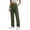 #01 Army Green 【Mix, Match & Rotate: Stock Up on Daily Colors】, variant on Straight Leg Sweatpants for Women, Elastic Waist Solid Casual Pants with Drawstring and Side Pockets, Active & Casual Wear | VerBelle,Army Green L