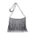 thumbnail image 2 of gcong Stylish Woven Fringe Messenger Crossbody Bag for Daily Casual Wear and Travel Use, 2 of 5