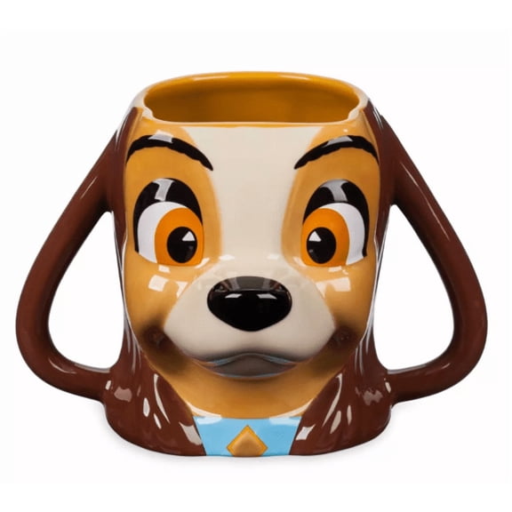 Disney Parks Lady Sculpted Coffee Mug – Lady and the Tramp New With Tag