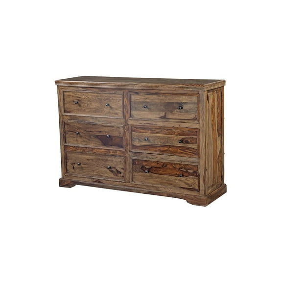 Porter Designs Taos Solid Sheesham Wood Dresser - Brown