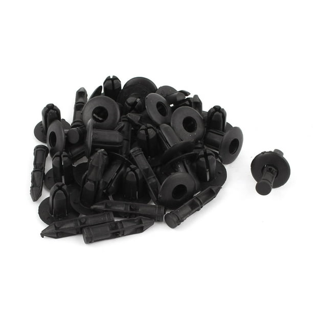 25 Pcs 7mm Hole Plastic Panel Trim Clips Auto Car Parts Rivet Fastener