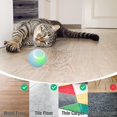 thumbnail image 5 of Juguete para gatos con luz LED, bola giratoria automática de 360 grados, juguete interactivo para gatos recargable por USB (azul), 5 of 5