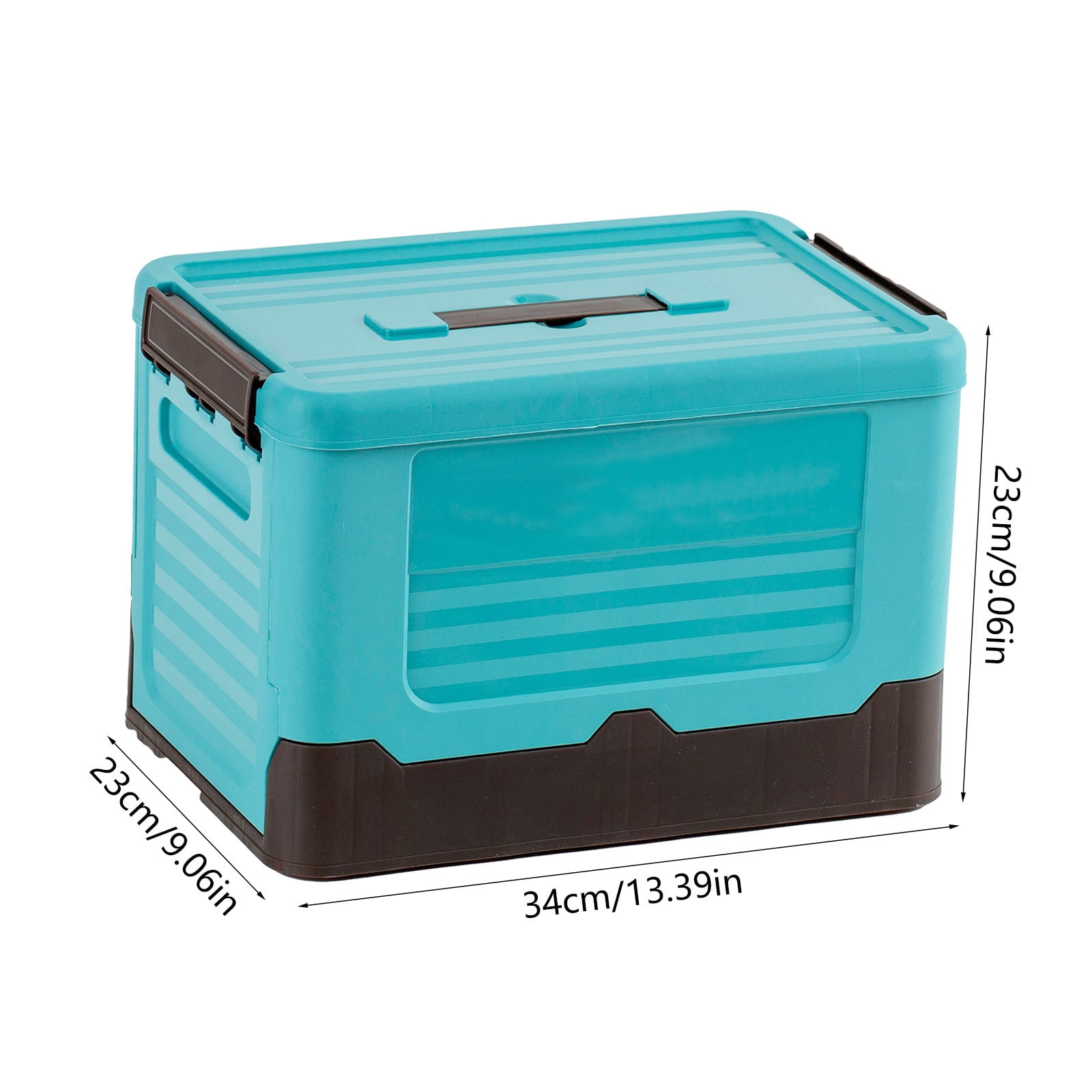 Foldable Storage Box, 13.4"x9"x9" Multi-Purpose Organizer for Toys and Car Supplies, Ideal for Home Storage and Outdoor Camping Trips
