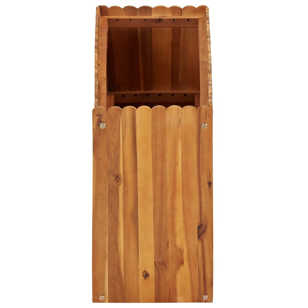 Kepooman Outdoor Garden Bed, Solid Wood Raised Planter Box for Home, 39.3" x 11.8" x 19.6" Kepooman Outdoor Garden Bed, Solid Wood Raised Planter Box for Home, 39.3" x 11.8" x 19.6"