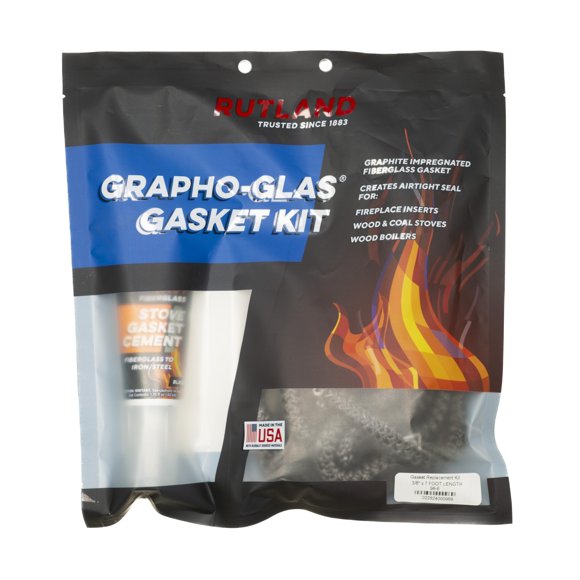 Kit de reemplazo de juntas de cuerda Rutland 96-6 Grapho-Glas 3/8 pulgadas x 7 pies