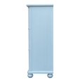 thumbnail image 4 of Pemberly Row Coastal Wood 5-Drawer Bedroom Chest in Beach Blue, 4 of 7