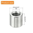 thumbnail image 2 of 10 Pack M8x12x12mm Round Weld Nut for Lamp Bracket Glass Table, Silver, 2 of 5