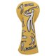 thumbnail image 2 of Funda protectora duradera Cola para cabeza de madera de Golf Funda protectora palo de Golf amarillo, 2 of 8