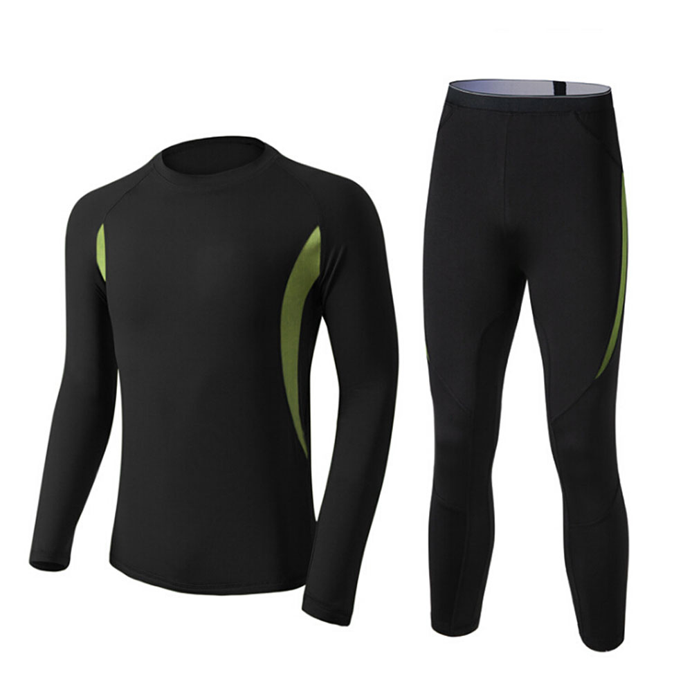 Mens Winter Thermal Underwear Set Sport Thermo Top Thermo Trousers