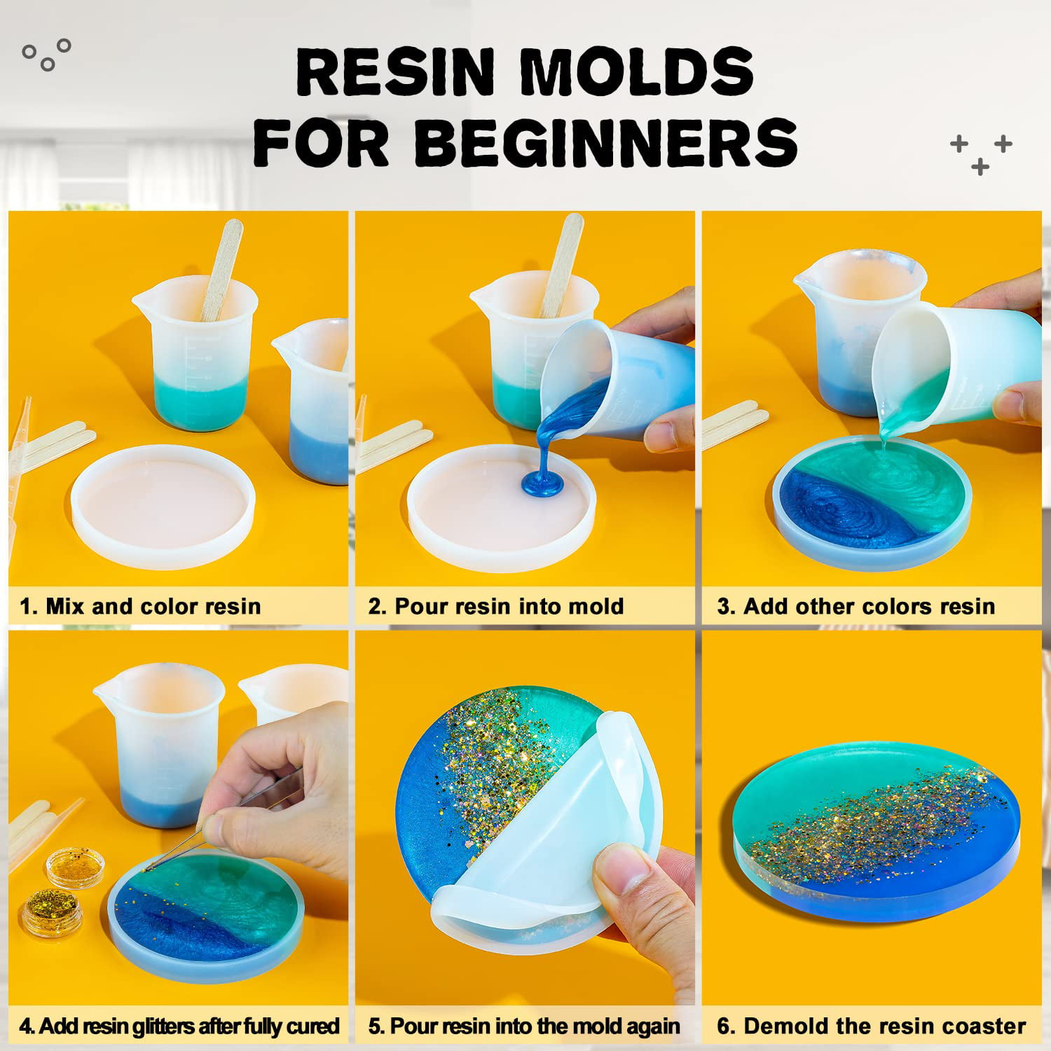 resin pouring techniques for small molds｜TikTok Search
