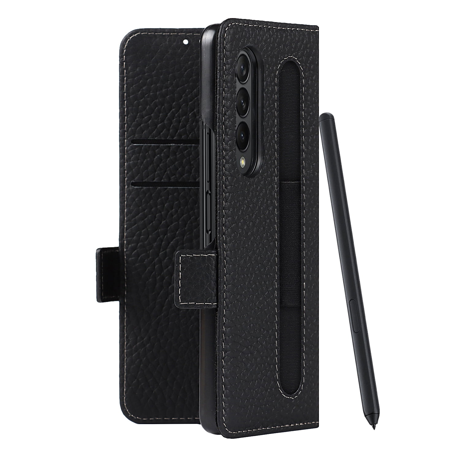 Luxury Leather Case with Ring Holder Lanyard for Samsung Galaxy Z Flip –  The Z Flip Case
