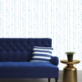 thumbnail image 3 of Vinil Decorativo en Lamina Deco Adhesivo Líneas y Círculos en Azul Joss Design 5.5 m x 50 cm, 3 of 3