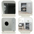 thumbnail image 6 of TRIXIE 2-Story Cat Litter Box Enclosure Hidden Litter Indoor Cat Furniture Accent Table, Gray, 6 of 9