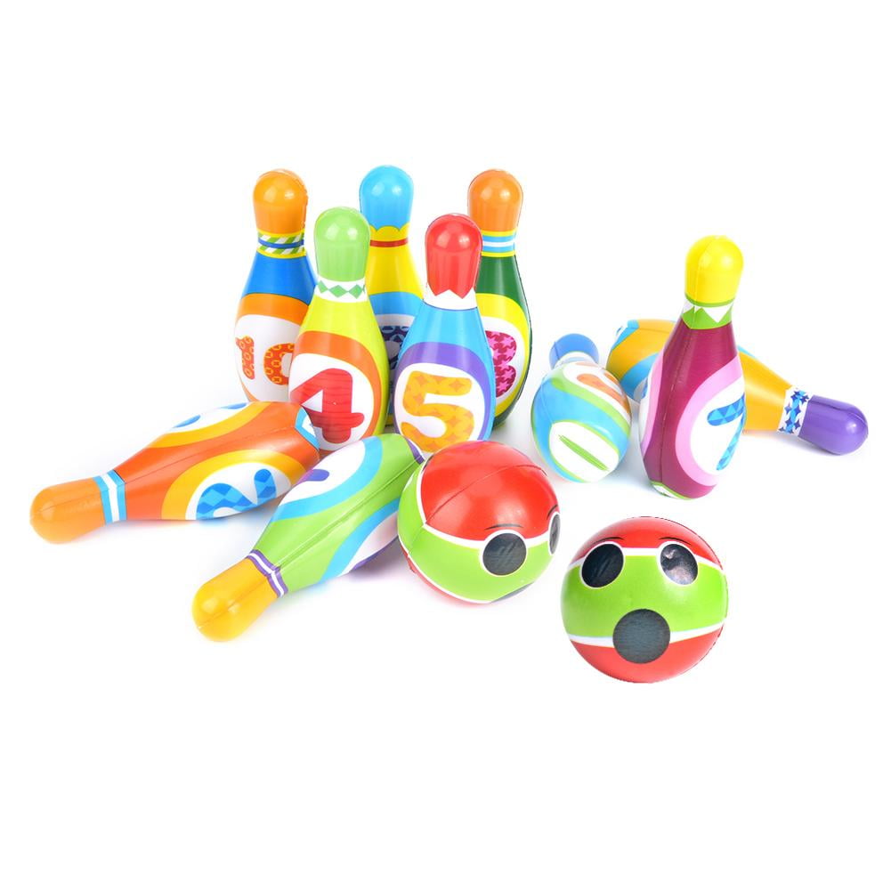 Tebru Bowling Pins And Balls, Bowling Sets, Promoting Small Parent-Child Relationships To Promote Children's Motor Ability