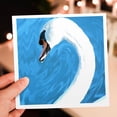 thumbnail image 7 of 3drose, Swan by Angelandspot, 12 Greeting Cards with Envelopes, 7 of 7