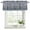 Blue, variant on 2 Pack Farmhouse Wood Grain Valances for Windows Bedroom Living Room Window Treatments, Vintage Country Barn Gate Textured Rod Pocket Valance Drapes Short Kitchen Curtains Over Sink 54"x18"