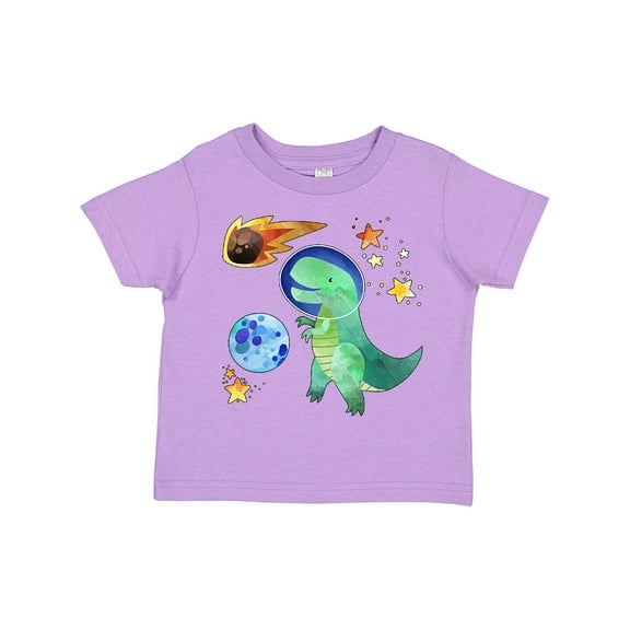 Inktastic Tyrannosaurus Rex Vs. Meteor Fun Space Dinosaur Boys or Girls Toddler T-Shirt